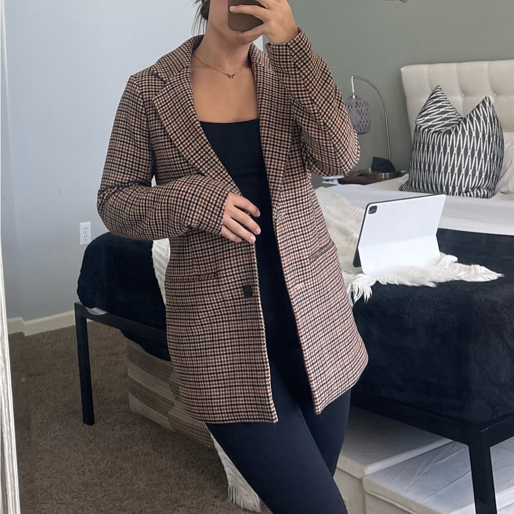 Abercrombie Plaid Blazer